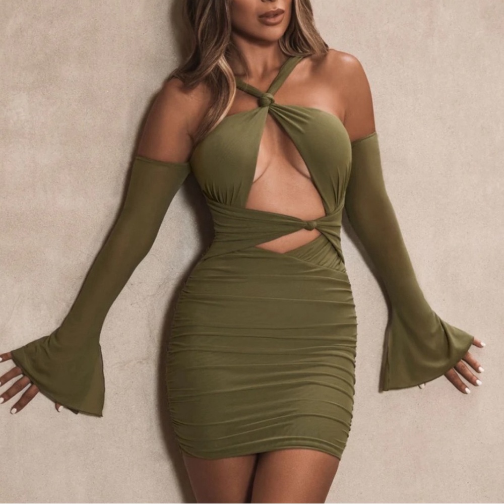 Oh Polly neylan olive dress
